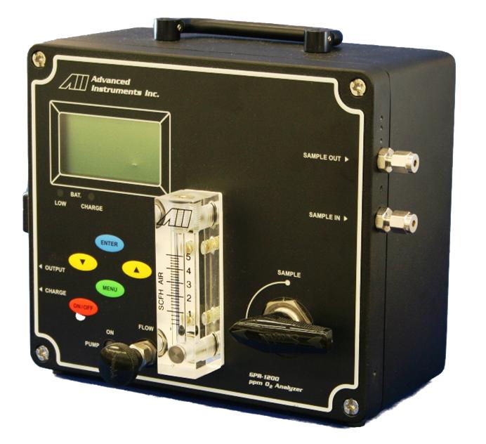 GPR-1200 MS Portable PPB Oxygen Analyzer